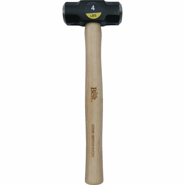 All-Source 4 Lb. Steel Double Face Drilling Hammer with Hickory Handle 30915